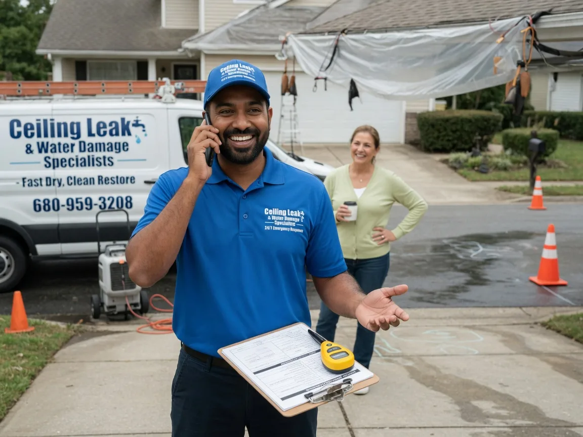 Ceiling Leak Cleanup East Point, GA FAQs